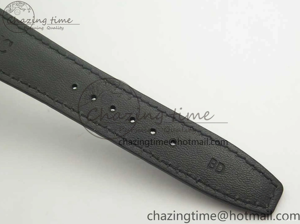 MIROTIME 1218 Efficient Portuguese Tourbillon IW5463 SS ZF Best Edition White Dial on Black Leather Strap 7170